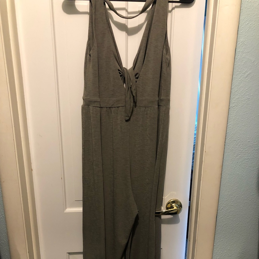 Mud green jumpsuit